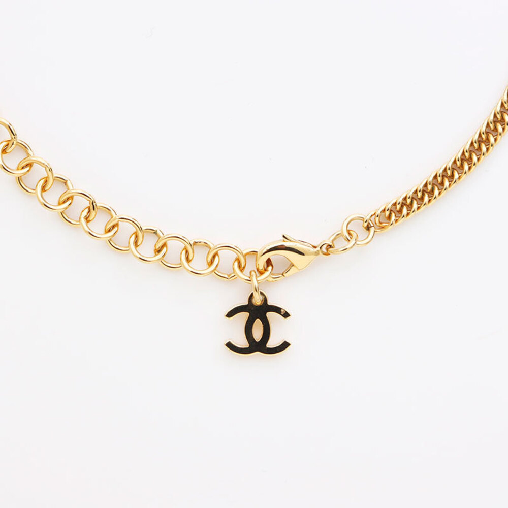 CHANEL Blue Logo Necklace - Picture 6 of 9